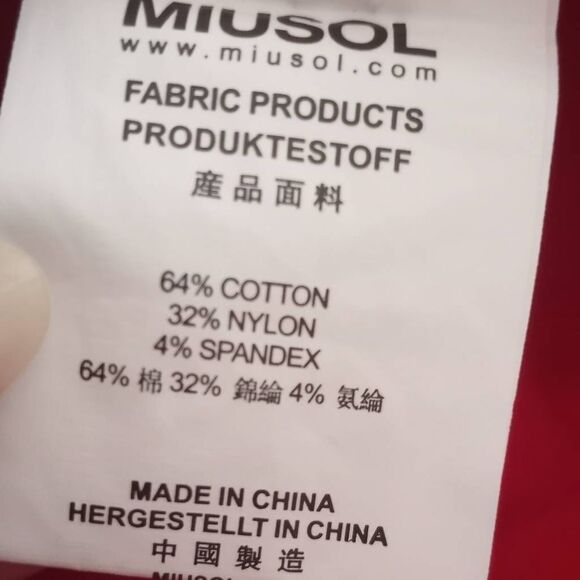 Miusol Red Women's Dress - Picture 9 of 10